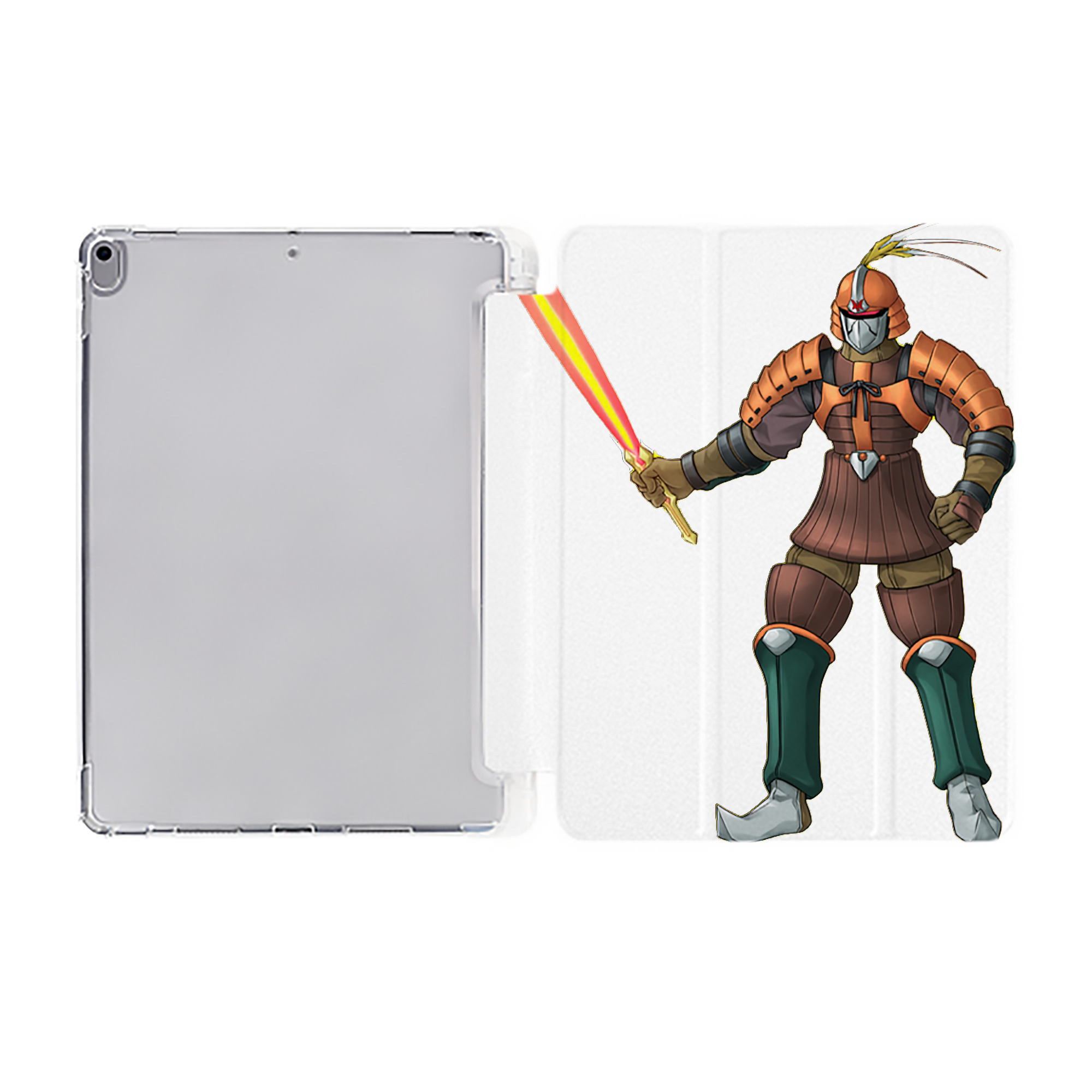 （画像用） 遊☆戯☆王 Yu-Gi-Oh! IPad ケース ペン収納付き 三つ折りスタンド PUレザー×シリコン 対応機種9.5/10.5/10.9インチ